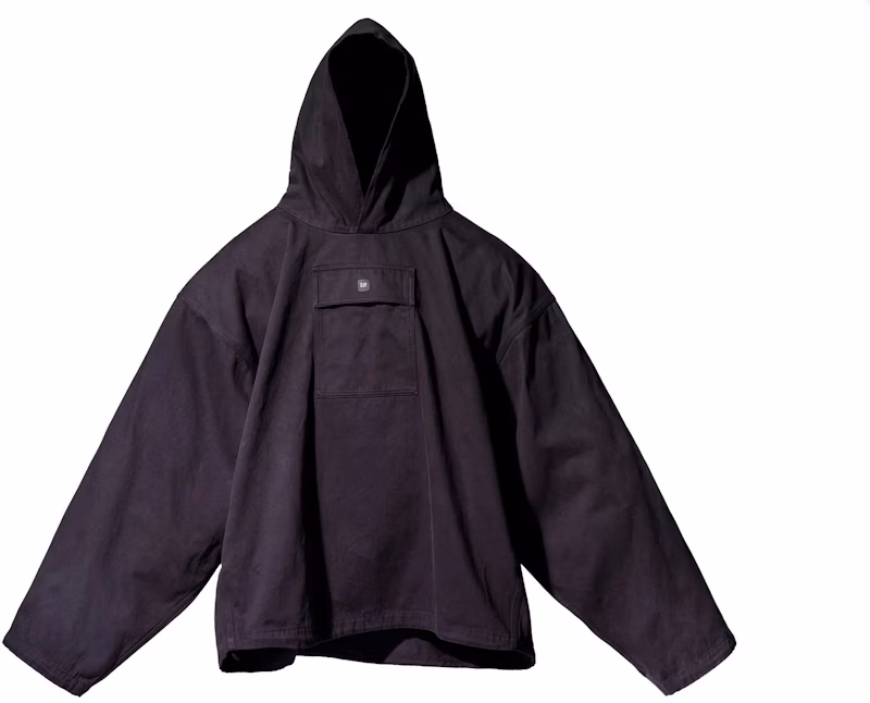 Yeezy Gap Sateen Anorak Black