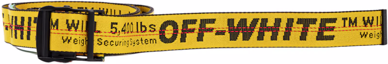 OFF-WHITE Industrial Belt Yellow/Black