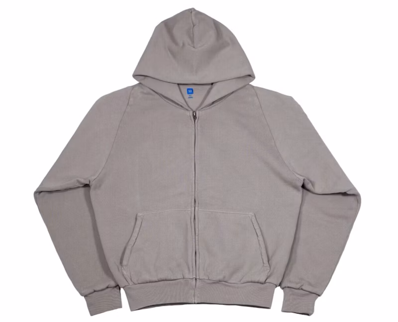 Yeezy x Gap Zip Up Exclusive Hoodie Light Grey