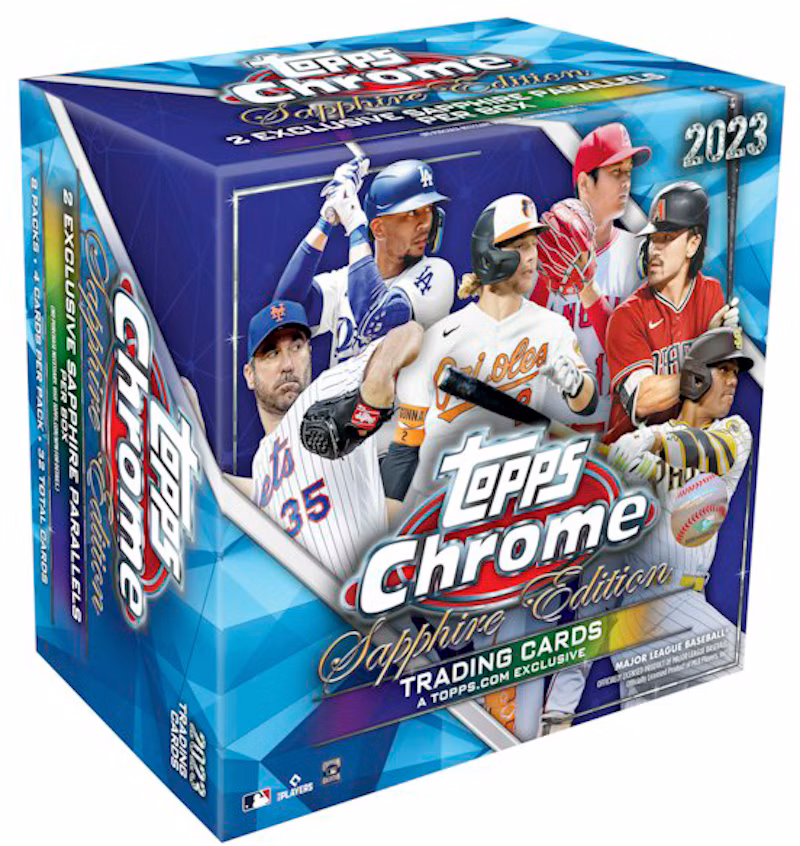 2023 Topps Chrome Sapphire Edition Baseball Hobby Box