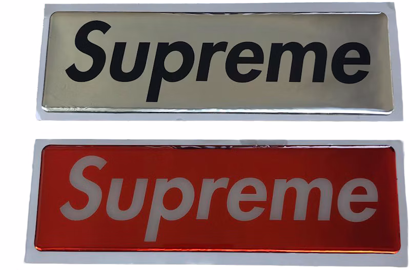 Supreme Plastic Box Logo Sticker Set