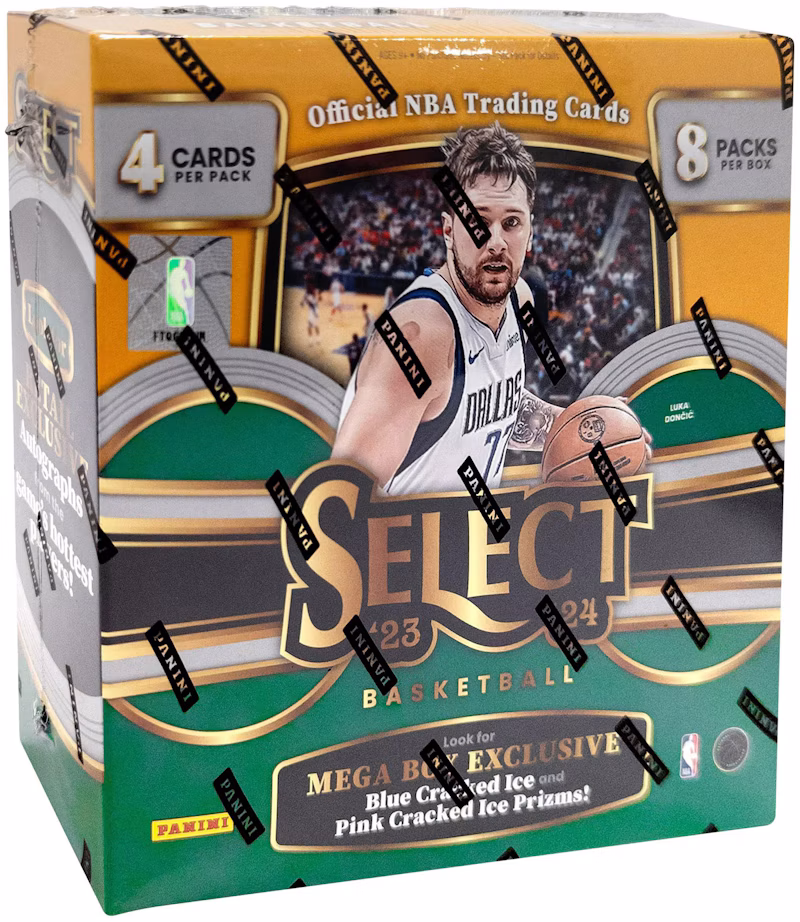 2023 Panini Select Basketball Mega Box (Blue/Pink Cracked Ice Prizms)