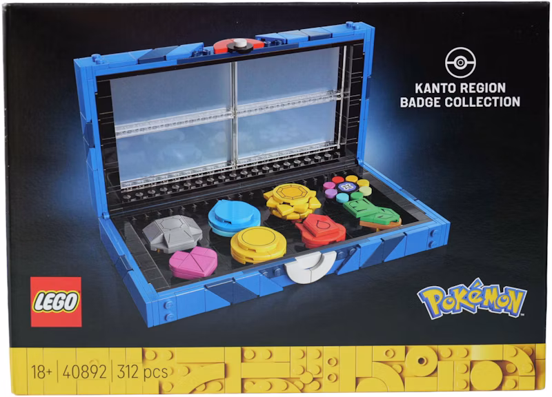 LEGO Pokemon Kanto Region Badge Collection Set 40892