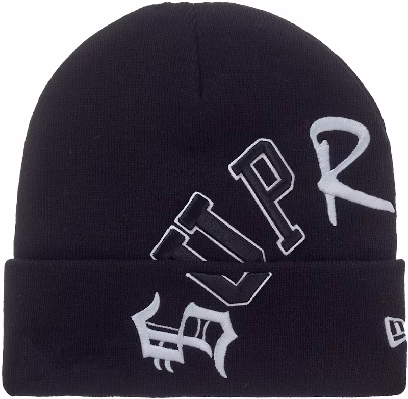 Supreme New Era Arc Beanie Black