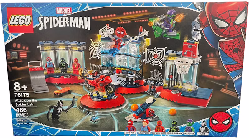 LEGO Marvel Attack on the Spider Lair Set 76175