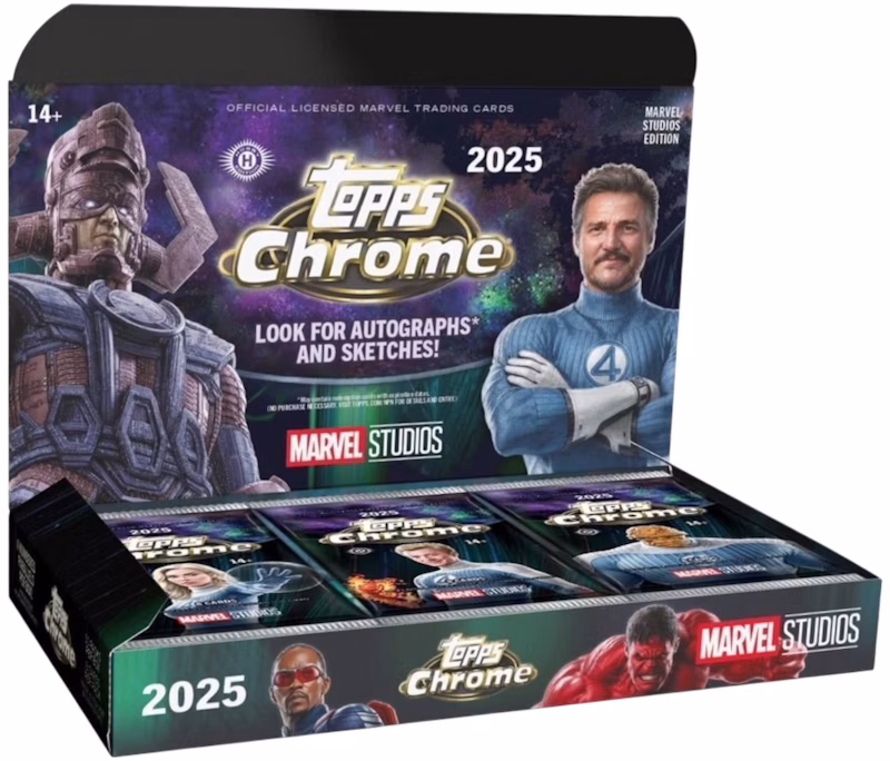2025 Topps Chrome Marvel Studios Hobby Box
