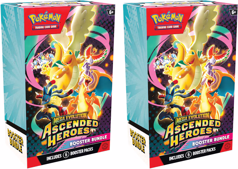 2026 Pokémon Mega Evolution Ascended Heroes Booster Bundle 2x Lot