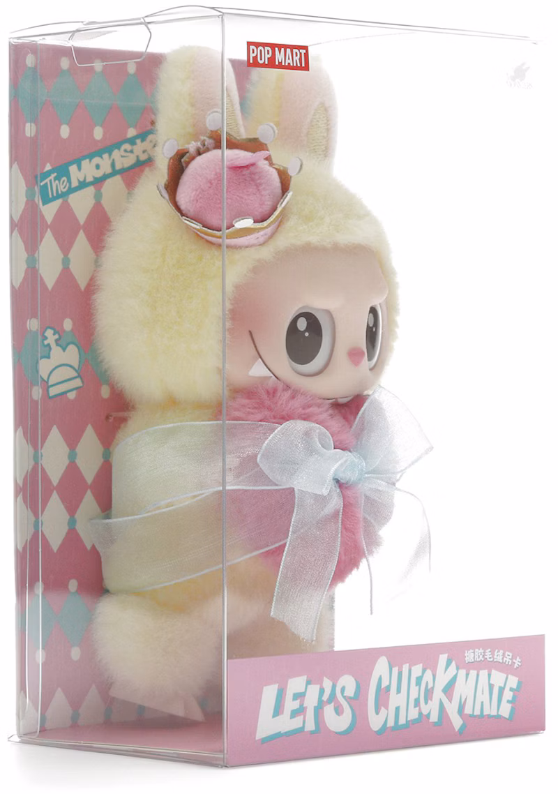 Pop Mart Labubu The Monsters Let's Checkmate Series Vinyl Plush Hanging Card