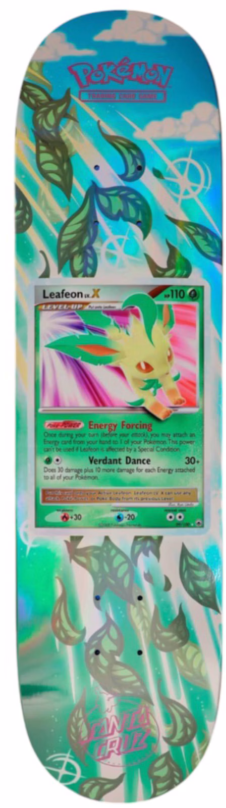Santa Cruz Skateboards X Pokemon 2026 Skateboard Deck - Leafeon Edition