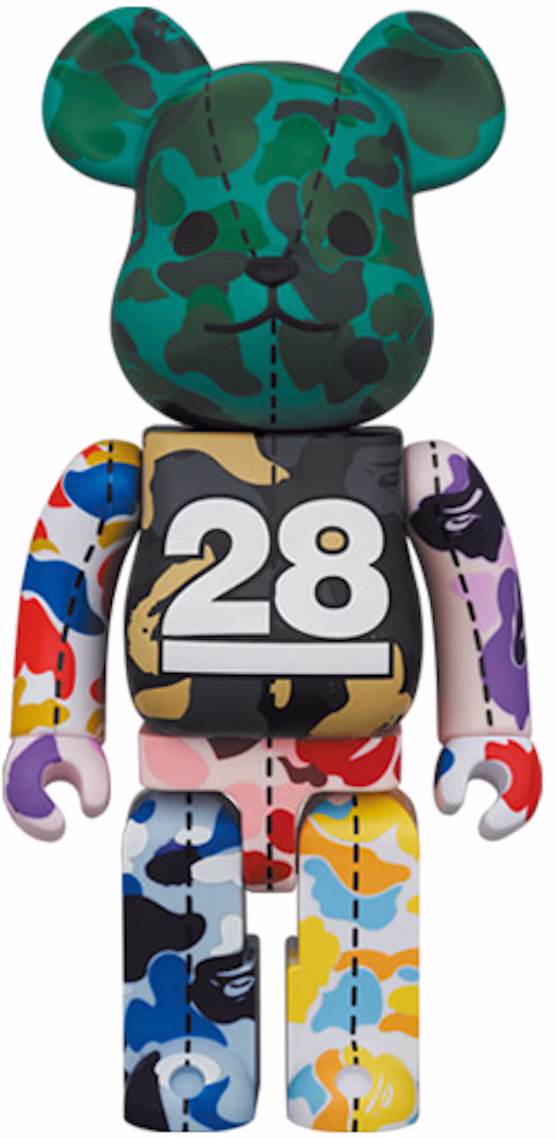 Bearbrick x BAPE 28th Anniversary Camo #4 400%
