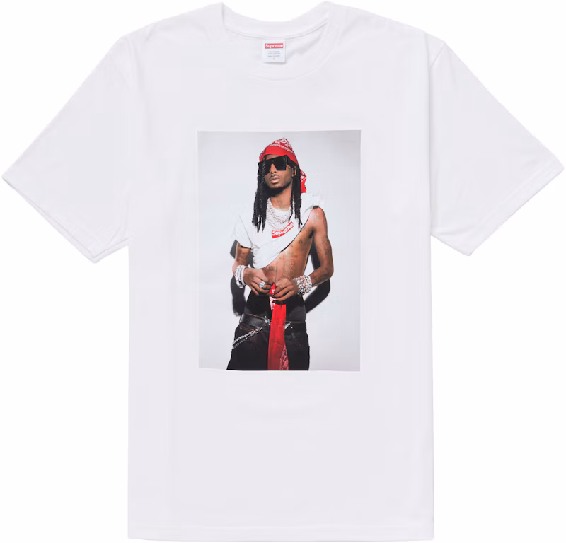 Supreme Playboi Carti Tee White
