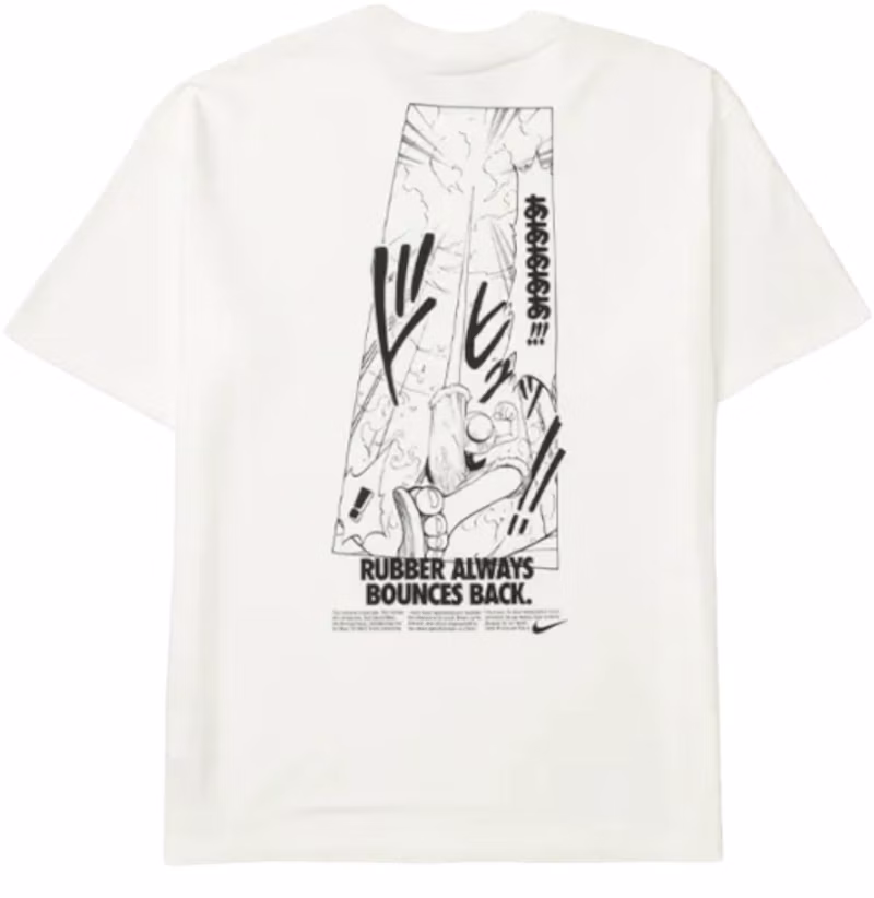Nike x One Piece Solo Swoosh QS Gomu Gomu Battle Axe T-shirt White