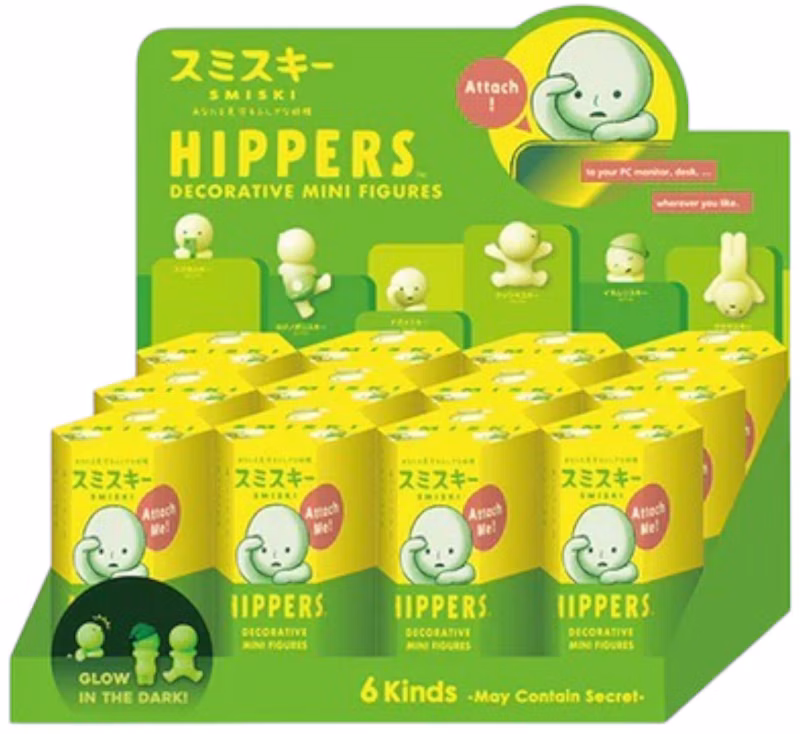 Smiski Hippers Decorative Sealed Case (12 Blind Box)