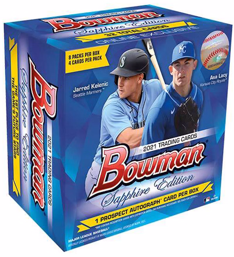 2021 Bowman Sapphire Edition Baseball Box