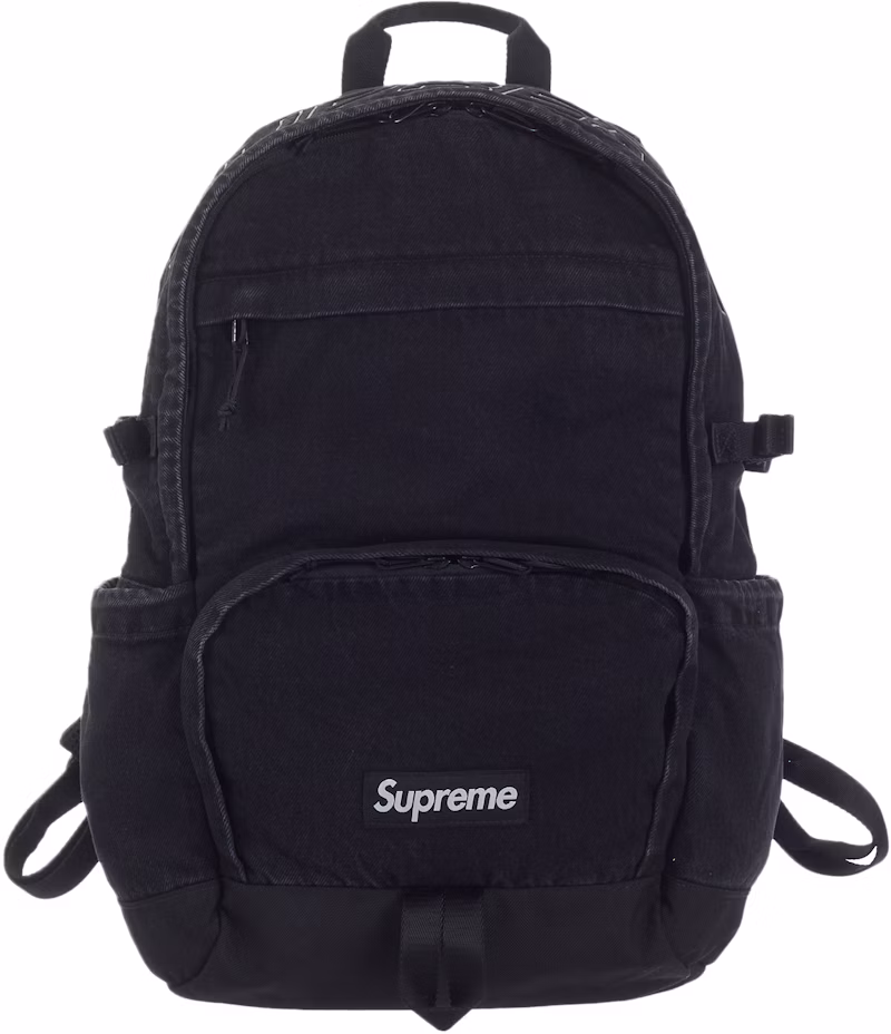 Supreme Denim Backpack Black