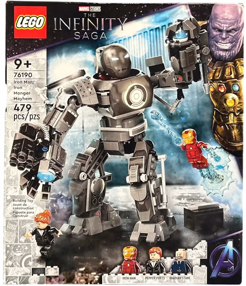 LEGO Marvel Infinity Saga Iron Man: Iron Monger Mayhem Set 76190