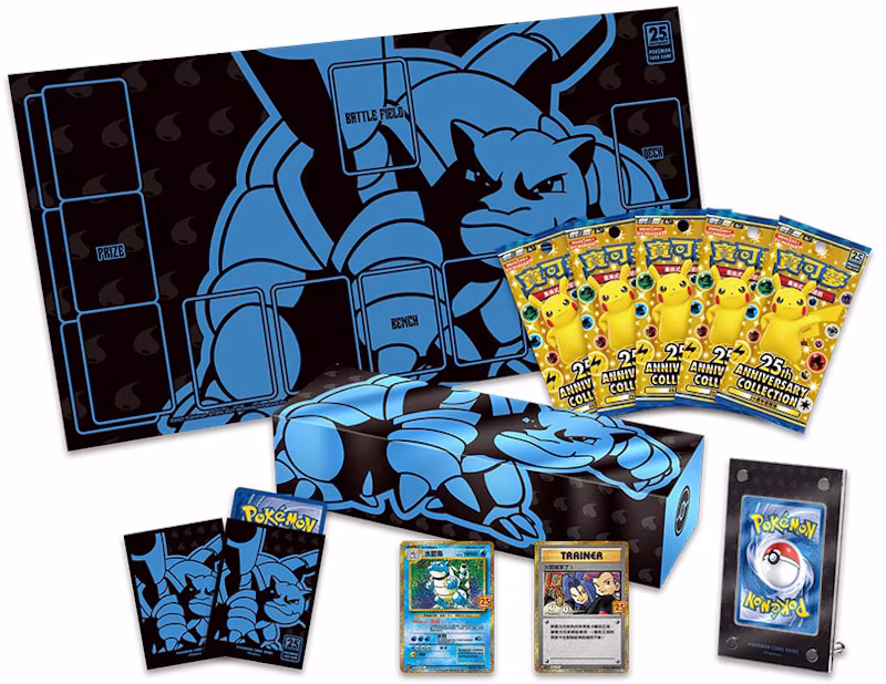 Pokémon TCG 25th Anniversary Collection Blastoise Box (Traditional Chinese)