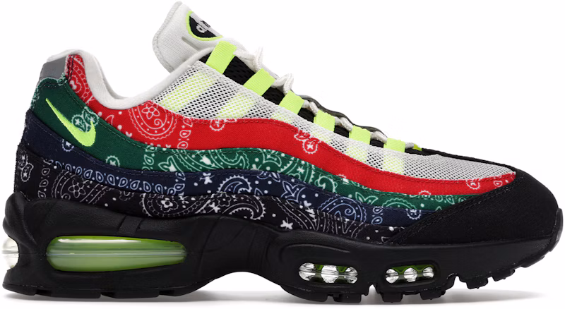 Nike Air Max 95 OG Big Bubble Neon Paisley Bandana