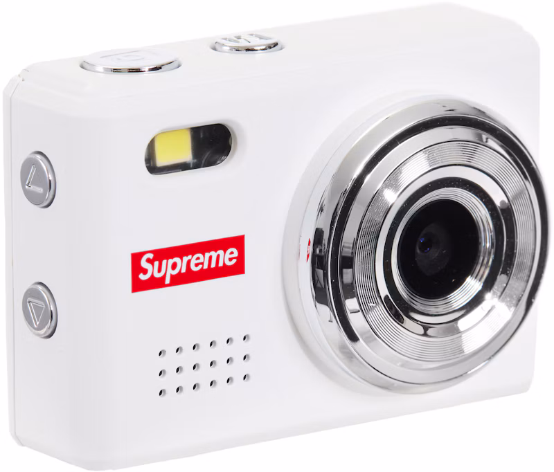Supreme Digital Camera Keychain White