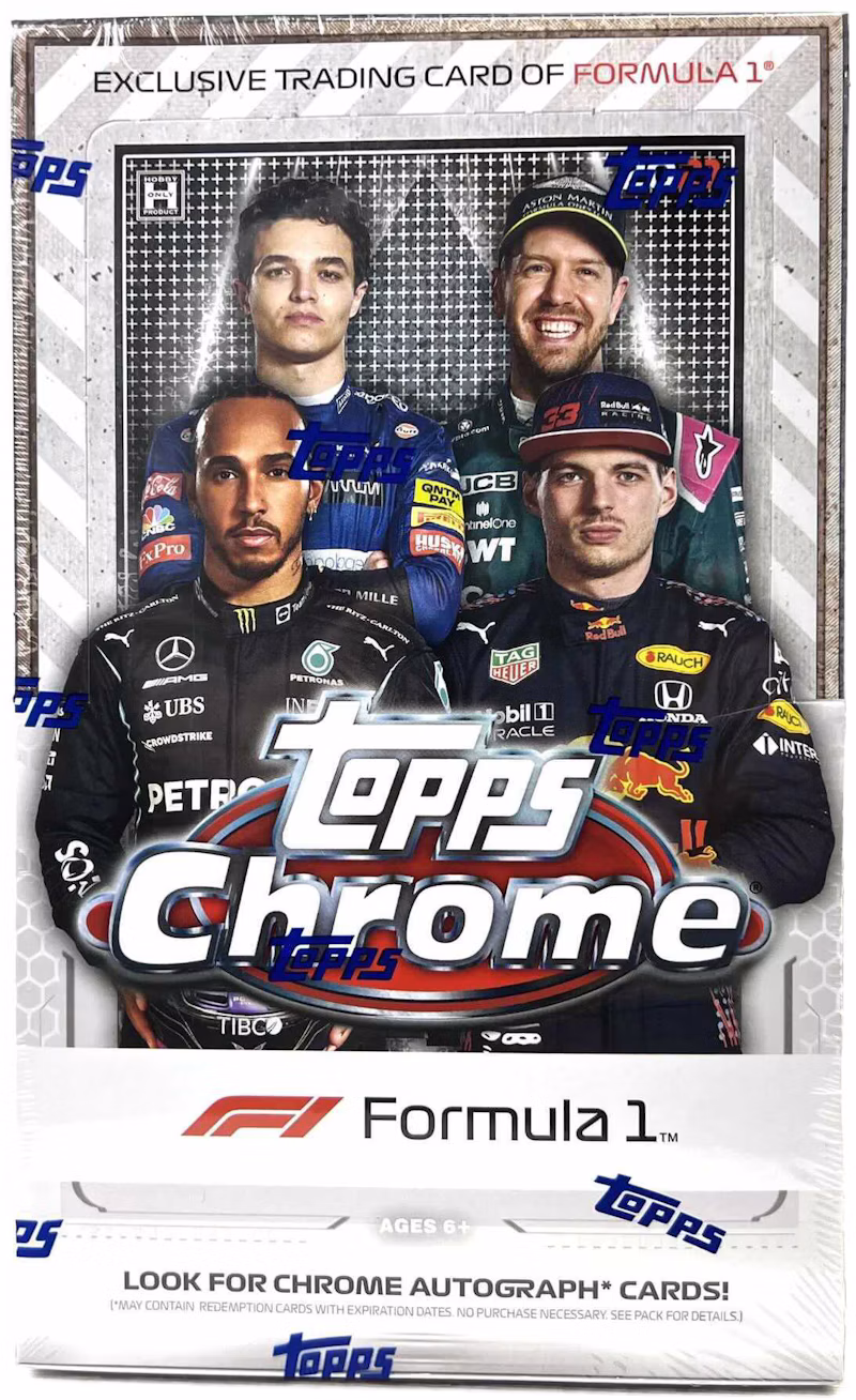 2021 Topps Chrome Formula 1 Racing Hobby Box