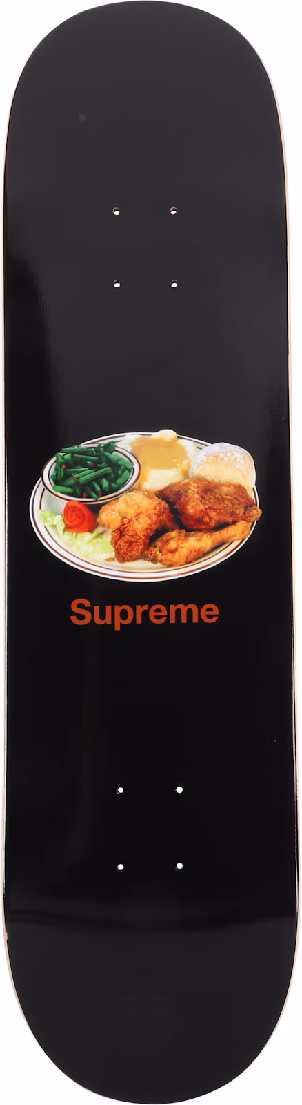 Supreme Chicken Dinner Skateboard Deck Black