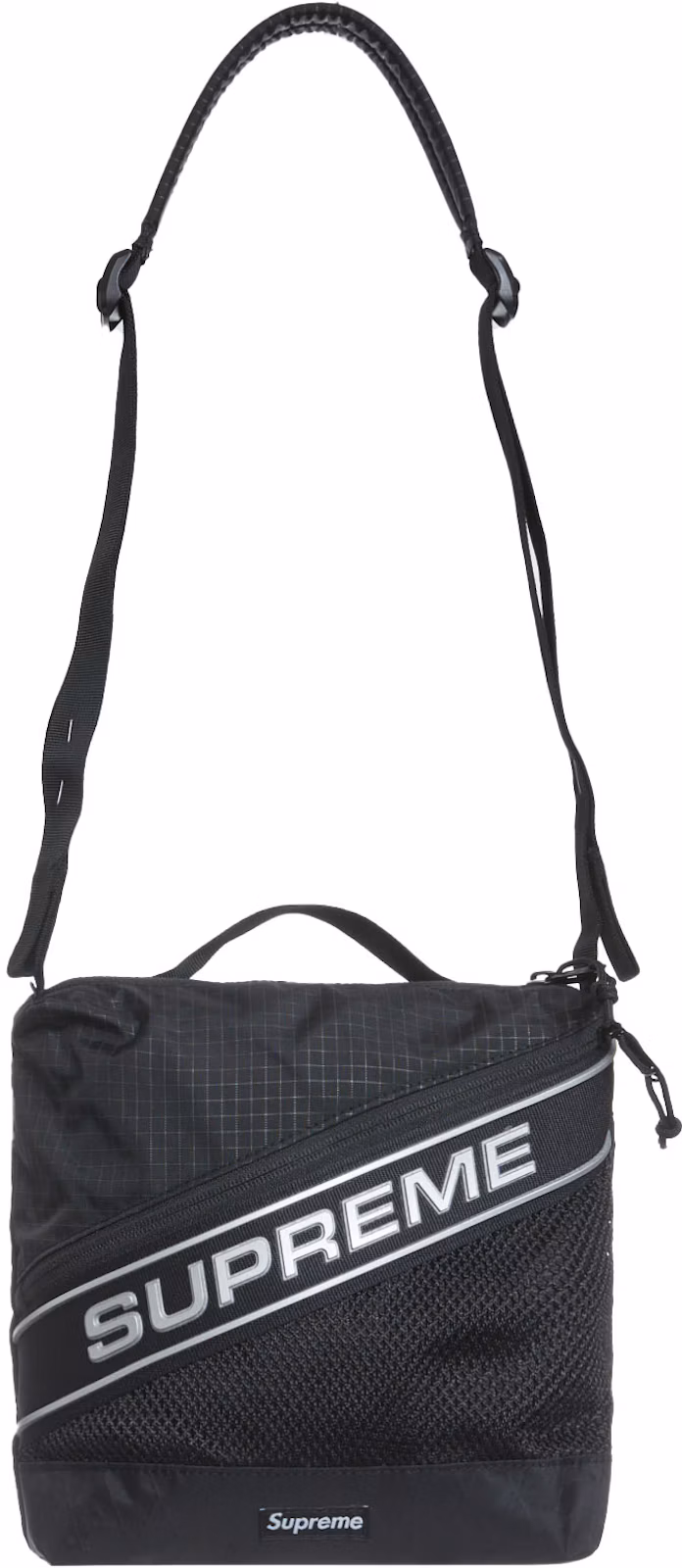 Supreme Logo Shoulder Bag Black
