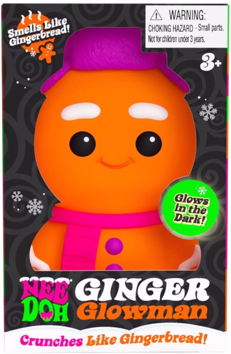 NeeDoh Ginger Glowman Squishy Fidget Toy