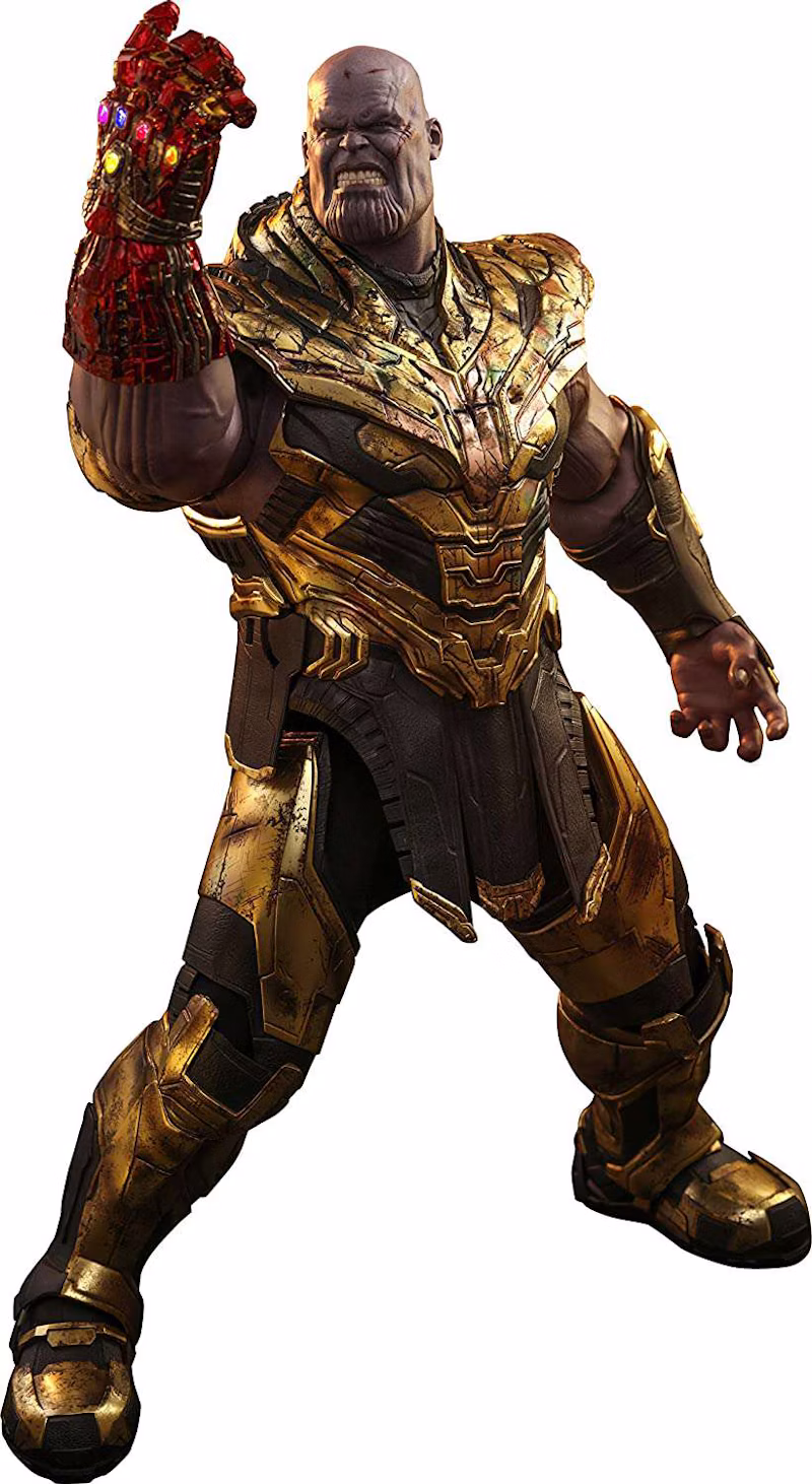 Hot Toys Marvel Avengers Endgame Thanos Battle Damaged Collectible Figure