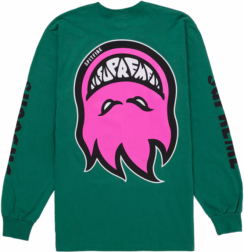 Supreme Spitfire Bighead L/S Tee Green