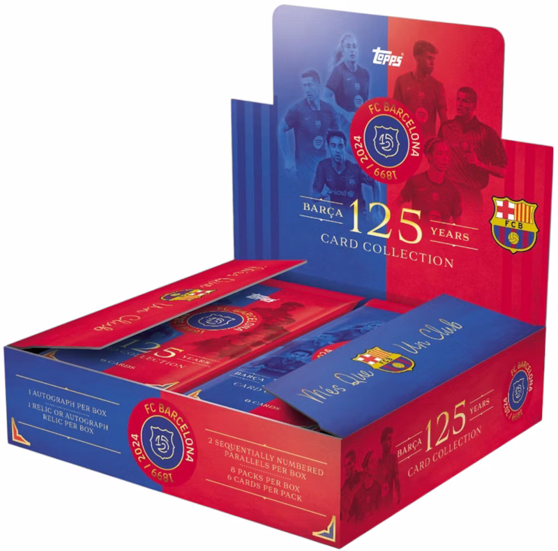 Topps FC Barcelona 125th Anniversary Hobby Box