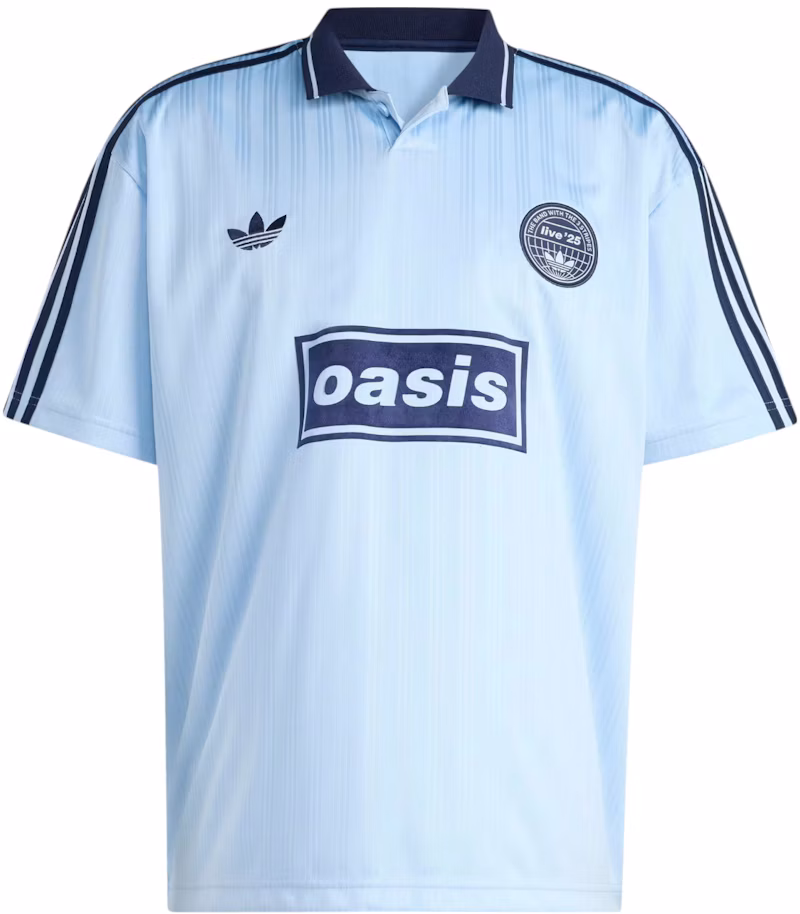 adidas x Oasis Tour Jacquard Jersey Clear Sky