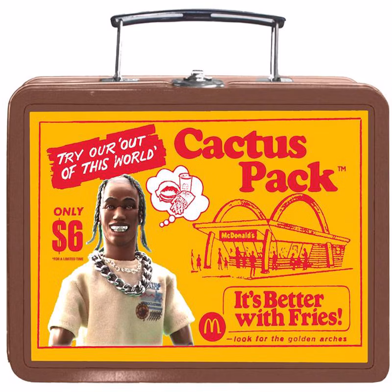 Travis Scott x McDonalds Cactus Pack Vintage Metal Lunchbox