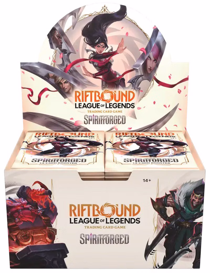 Riftbound League of Legends Spiritforged Booster Display