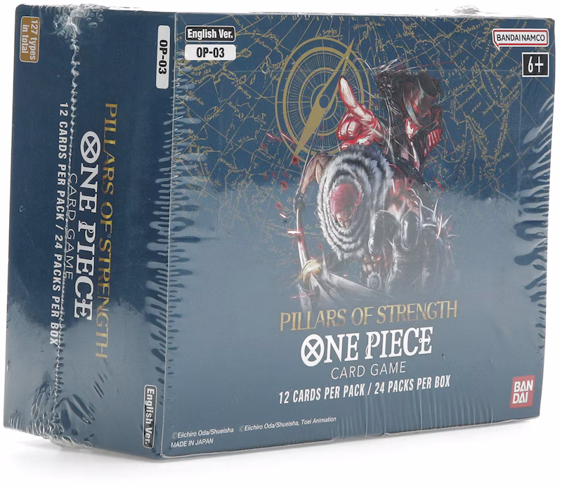 Bandai One Piece Card Game Pillars of Strength Booster Box (OP-03) (English)