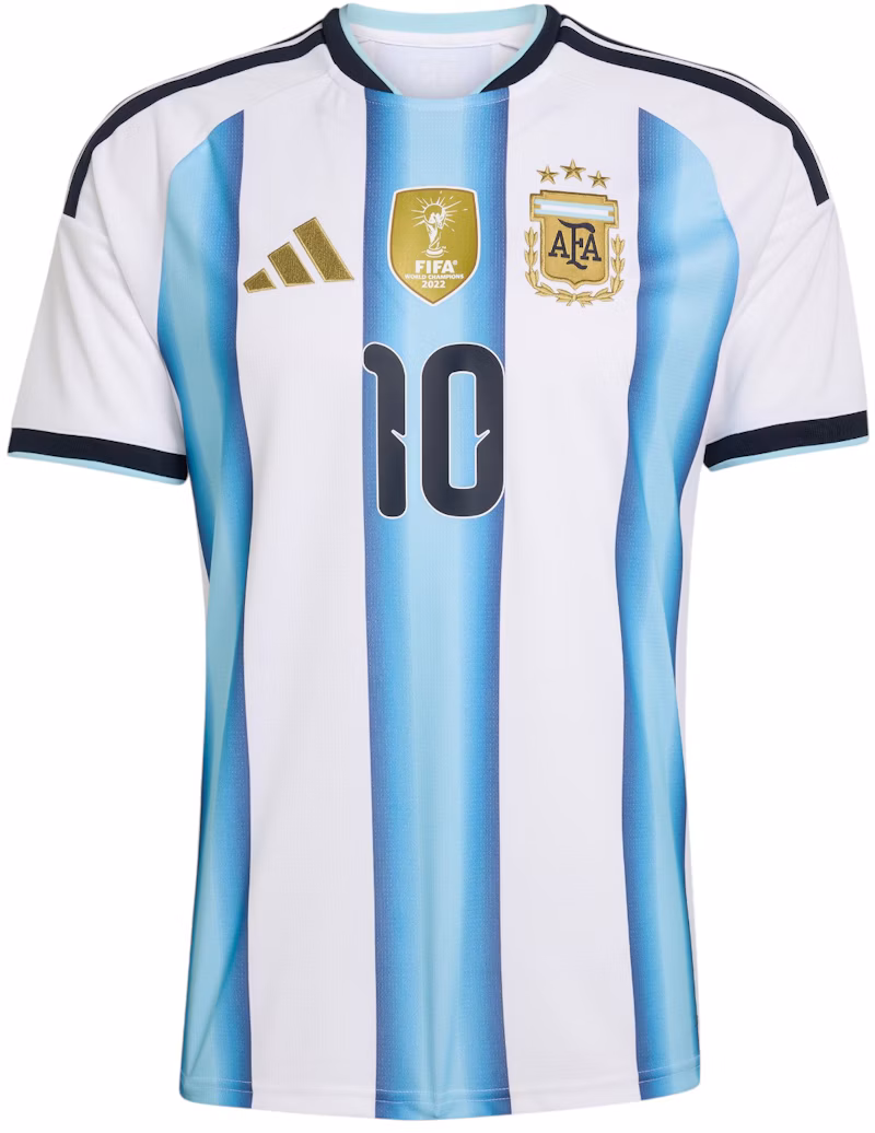 adidas Argentina 2026 Home Jersey Messi White Icey Blue Light Blue