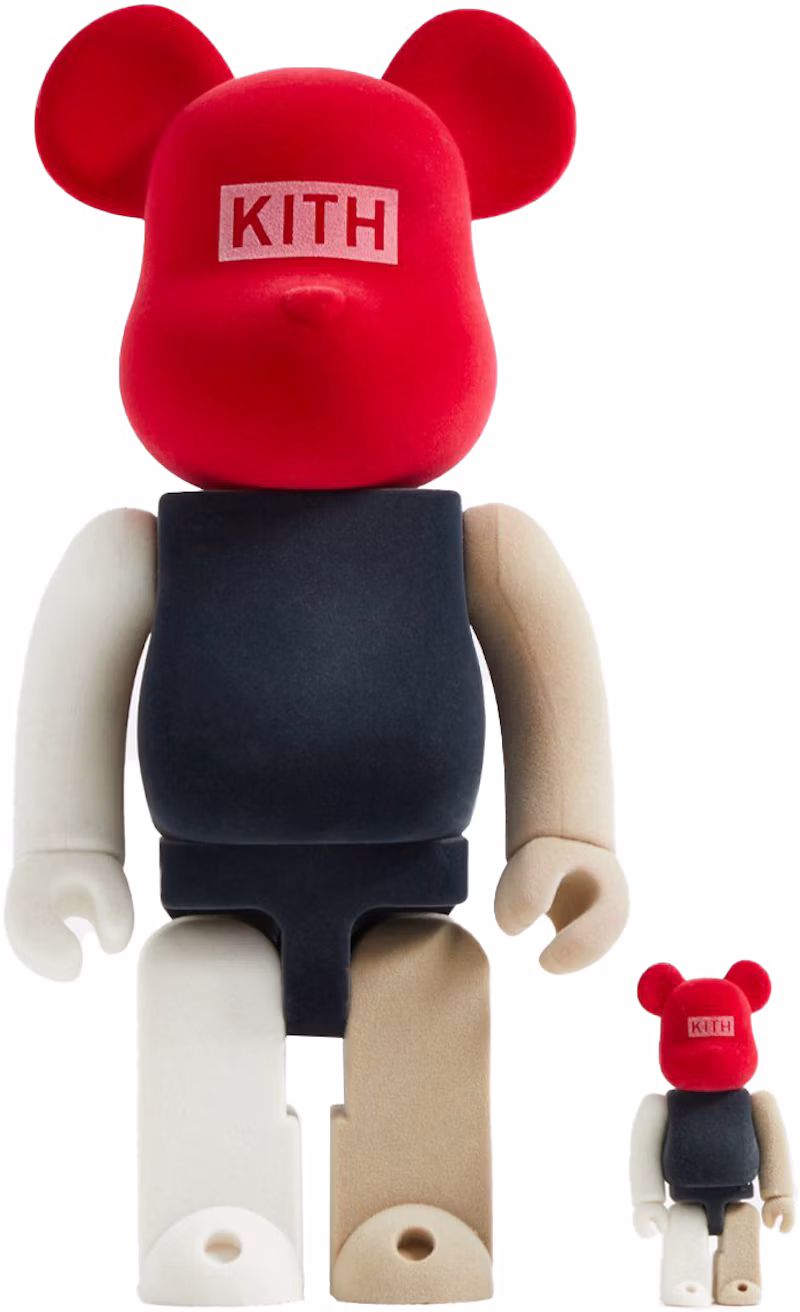Kith Kithmas 2021 Bearbrick 100% & 400% Set Pyre