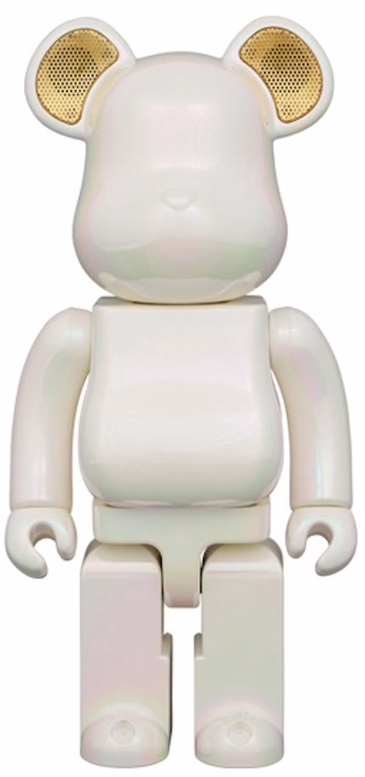 Bearbrick Audio Iridescent Portable Bluetooth Speaker 4 Pearl Mirage
