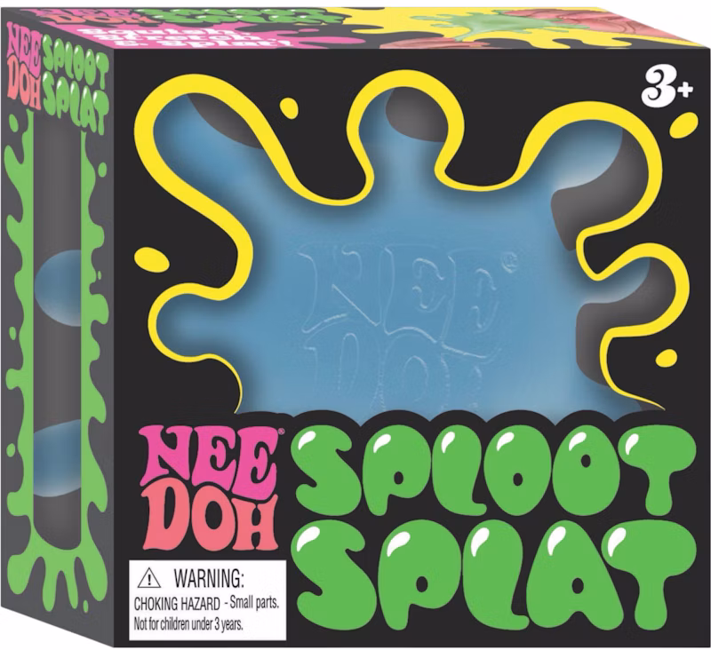 NeeDoh SplootSplat Squishy Fidget Toy Blue