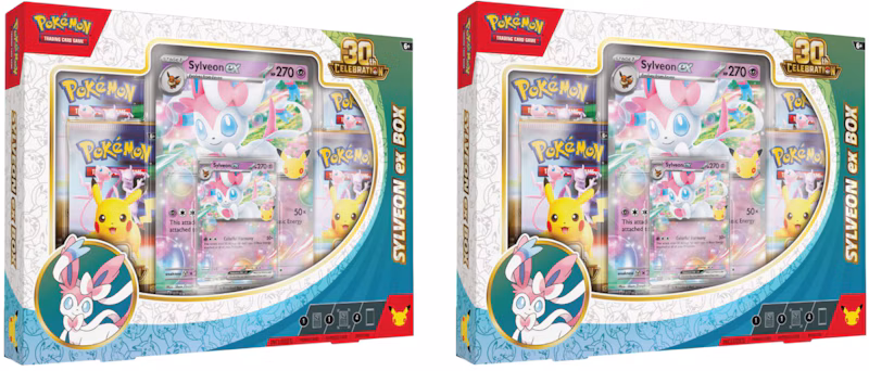 2026 Pokémon Mega Evolution 30th Celebration Sylveon ex Box 2x Lot