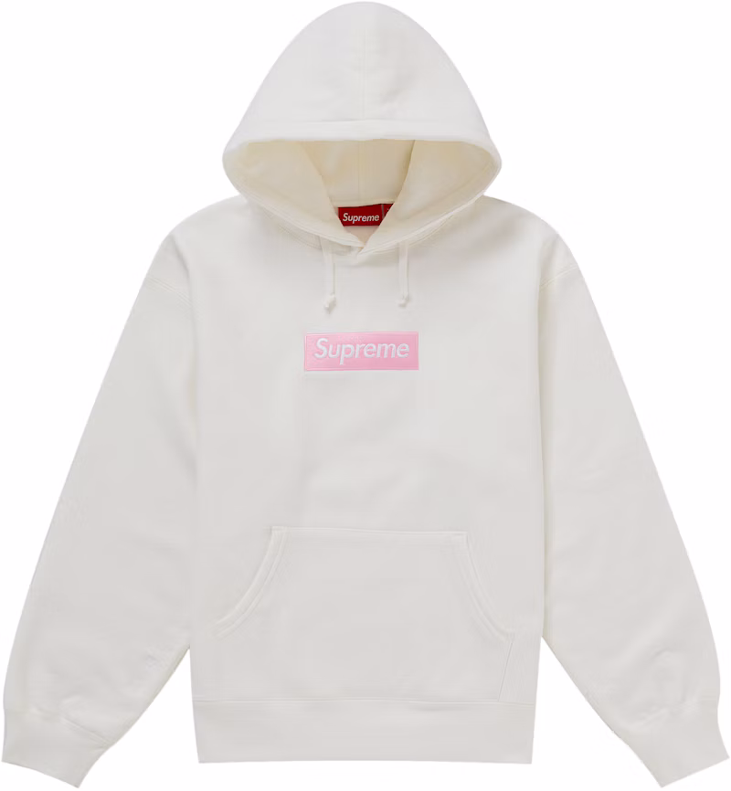 Supreme Box Logo Hooded Sweatshirt (FW25) White