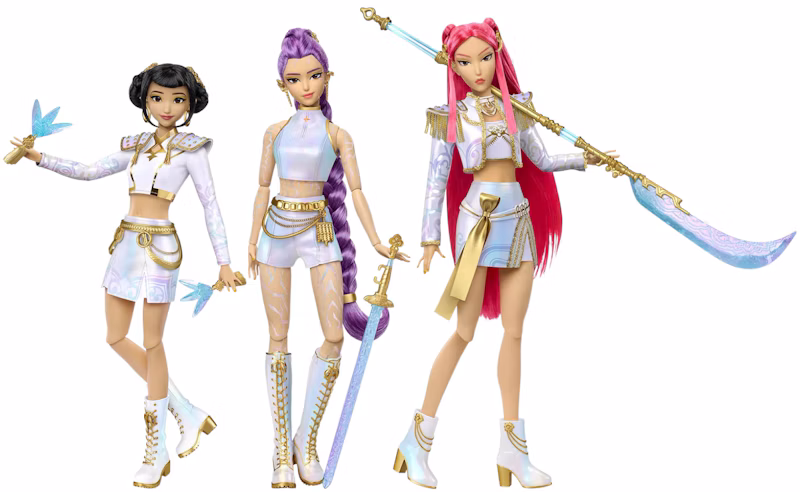 Mattel HUNTR/X Rumi, Mira, Zoey "What It Sounds Like" Set of 3 Dolls