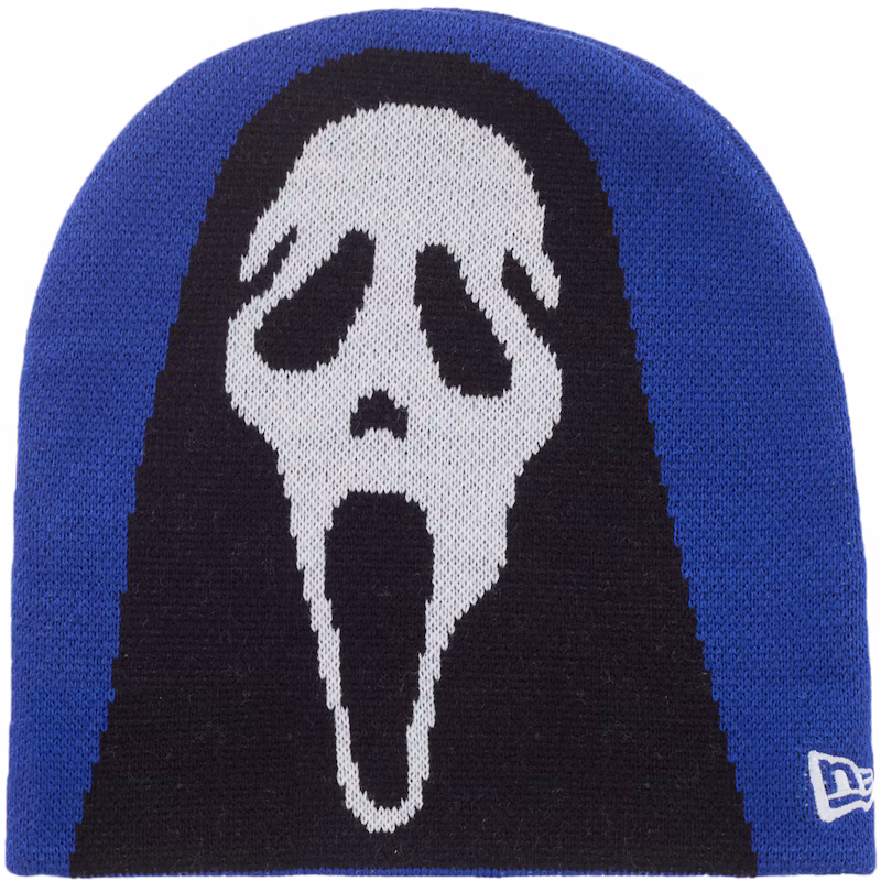 Supreme New Era Ghostface Beanie Blue