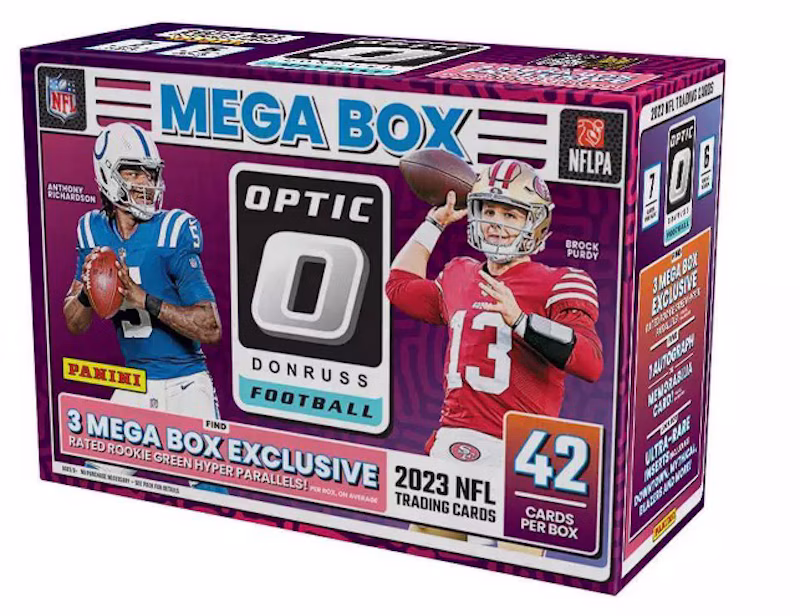 2023 Panini Donruss Optic Football Mega Box (Green Hyper Parallels)