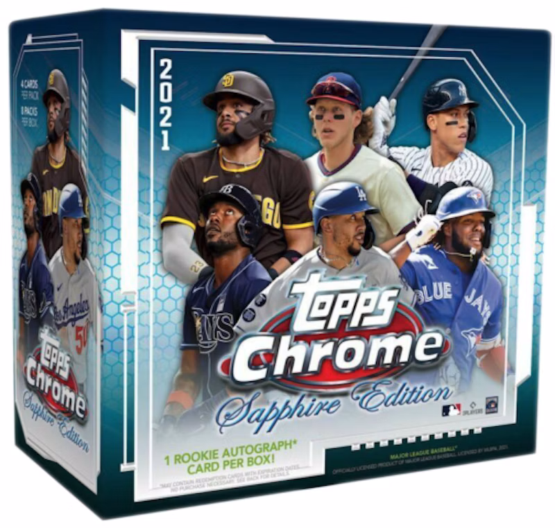 2021 Topps Chrome Sapphire Edition Baseball Box