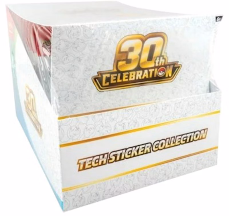 2026 Pokémon Mega Evolution 30th Celebration Sealed 12 Ct. Sticker Collection