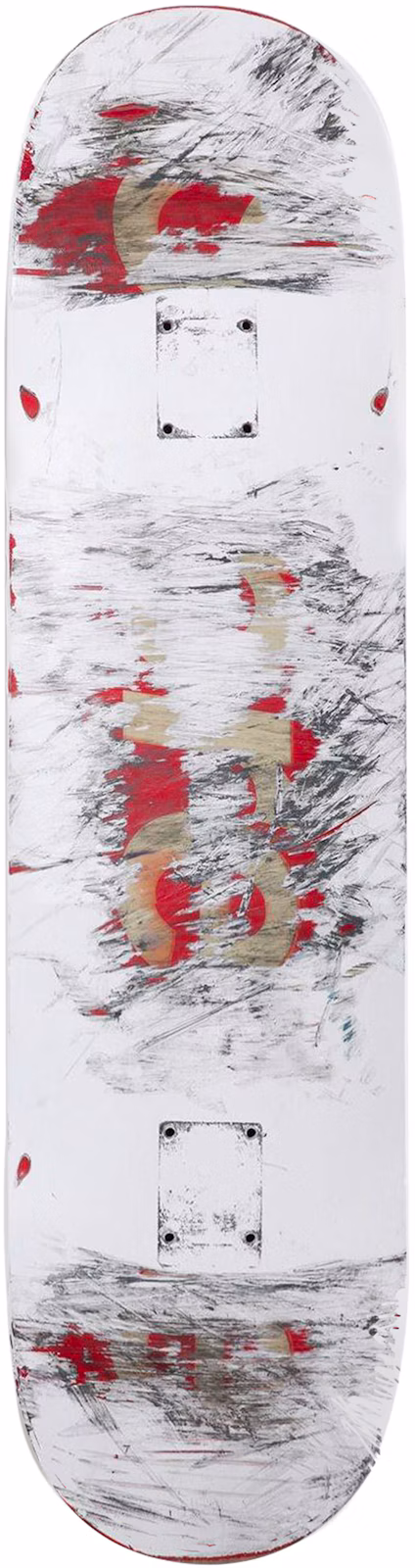 Supreme MM6 Maison Margiela Skateboard Deck White