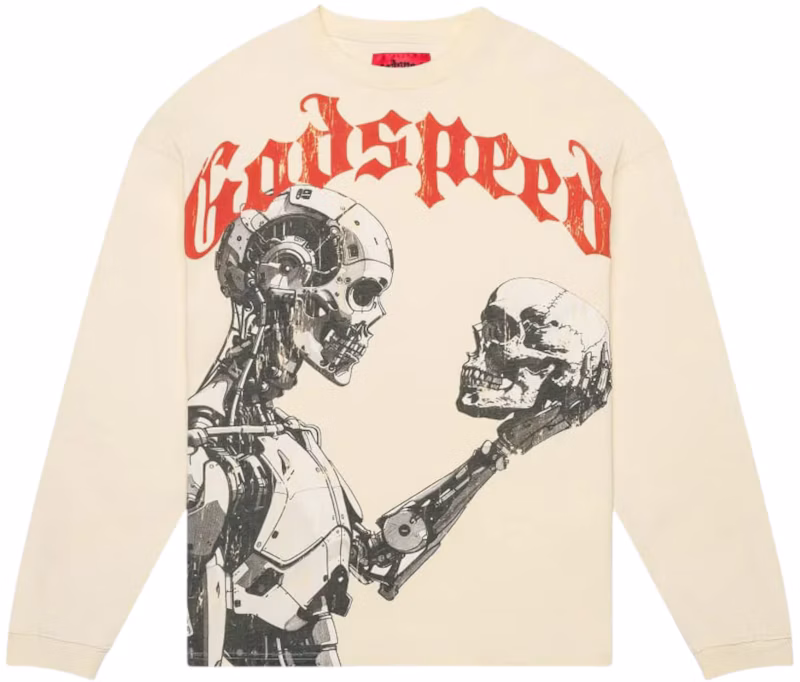 Godspeed Limited Art Pieces AI L/S Tee Bone