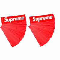 Supreme Red Box Logo 100x Sticker Lot