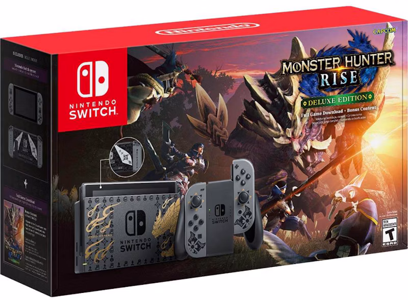 Nintendo Switch Monster Hunter Rise Edition Console Bundle