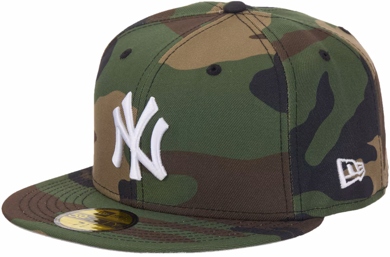 Supreme New York Yankees New Era 59Fifty Fitted Hat Woodland Camo